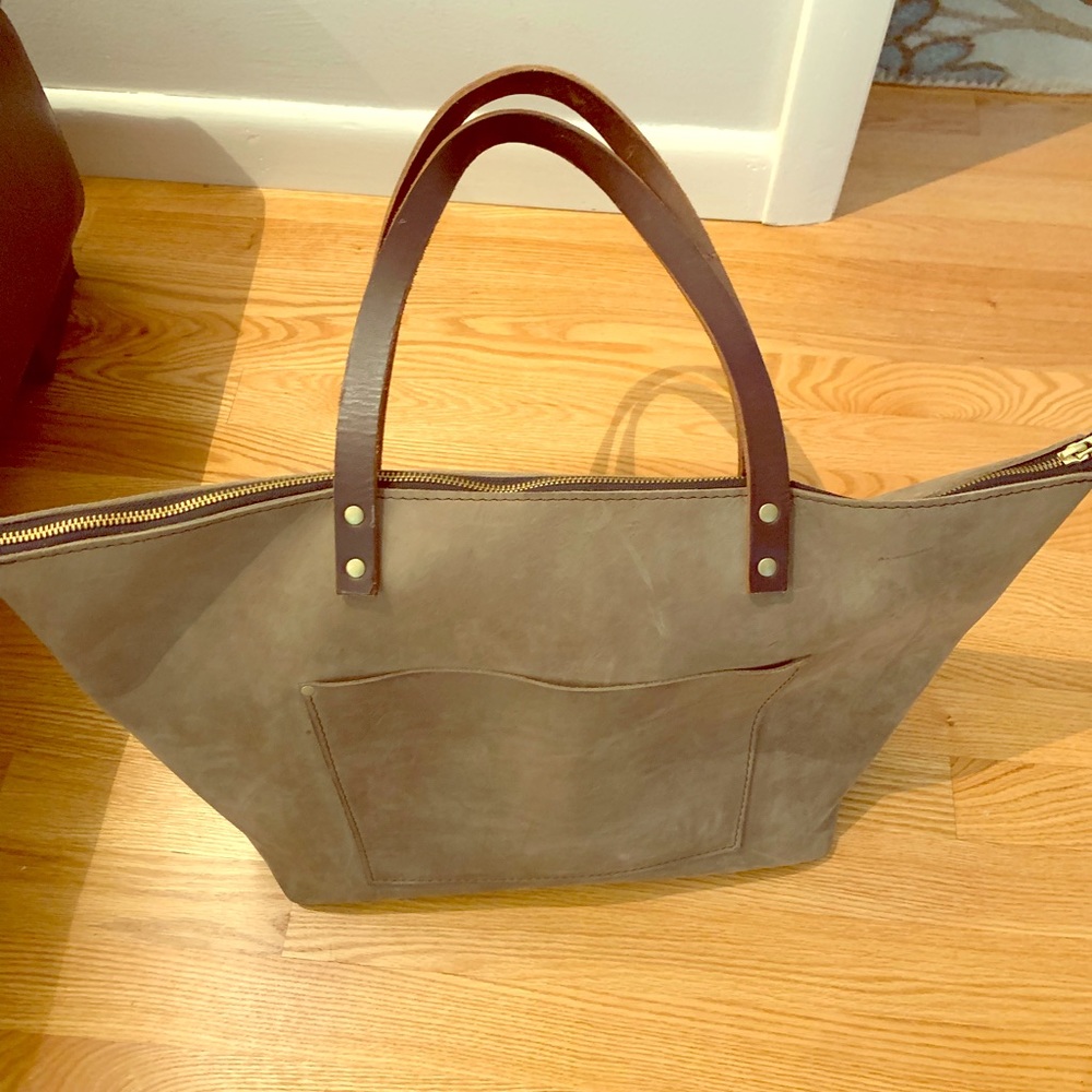 Portland Leather Tote Bag